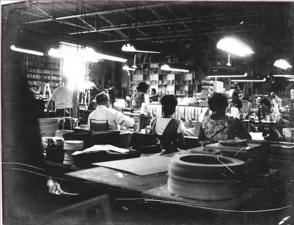 Artus shim factory in 1960s