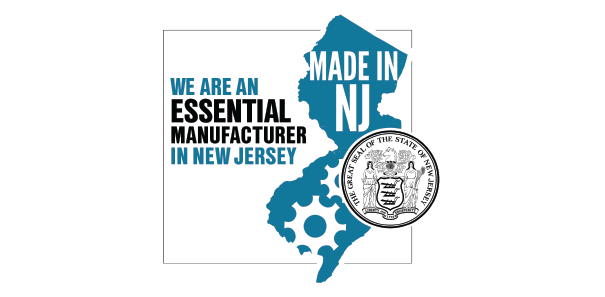 Made in New Jersey We are an essential manufacturer in New Jersey