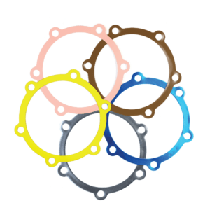 Six different thickness gasket
